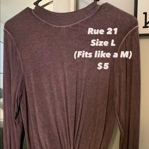 Rue 21 long sleeve